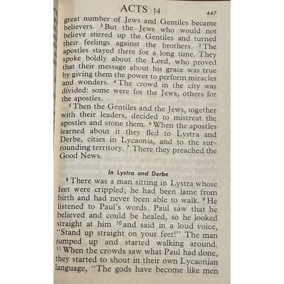 Good News For Modern Man New Testament Today's English Version Large Print READ - Picture 8 of 9